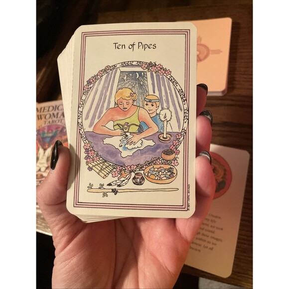 Medicine Woman Tarot Deck By Carol Bridges Complete Vintage 1990 - Picture 13 of 13